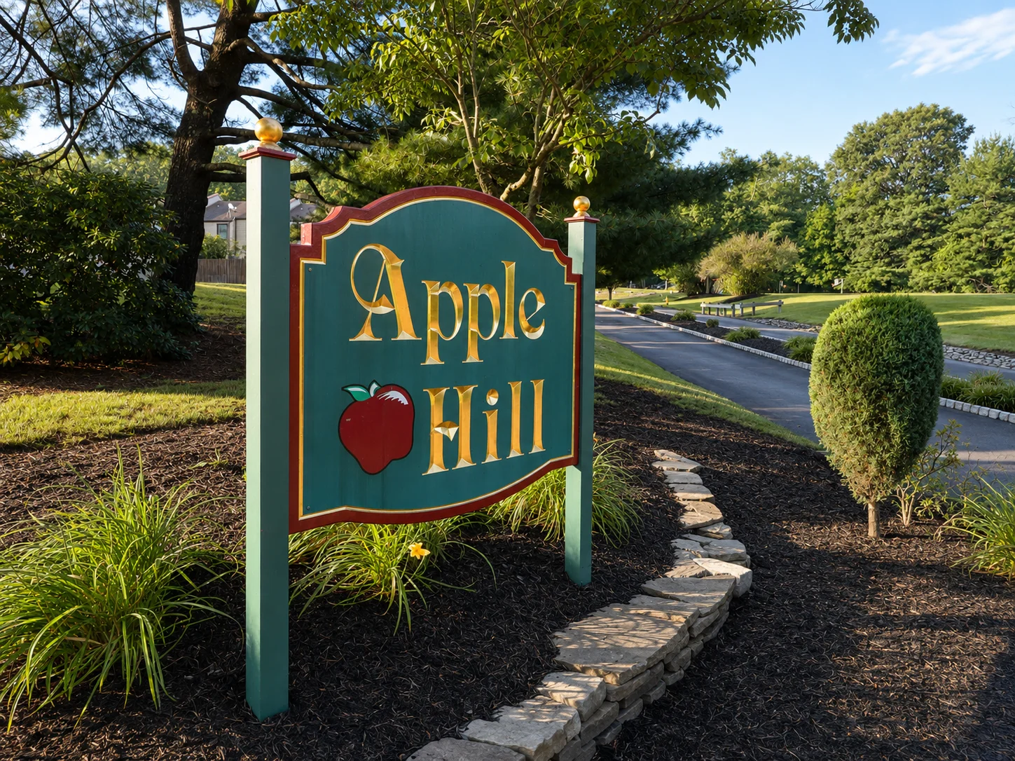 Entrance to Apple Hill in Doylestown PA