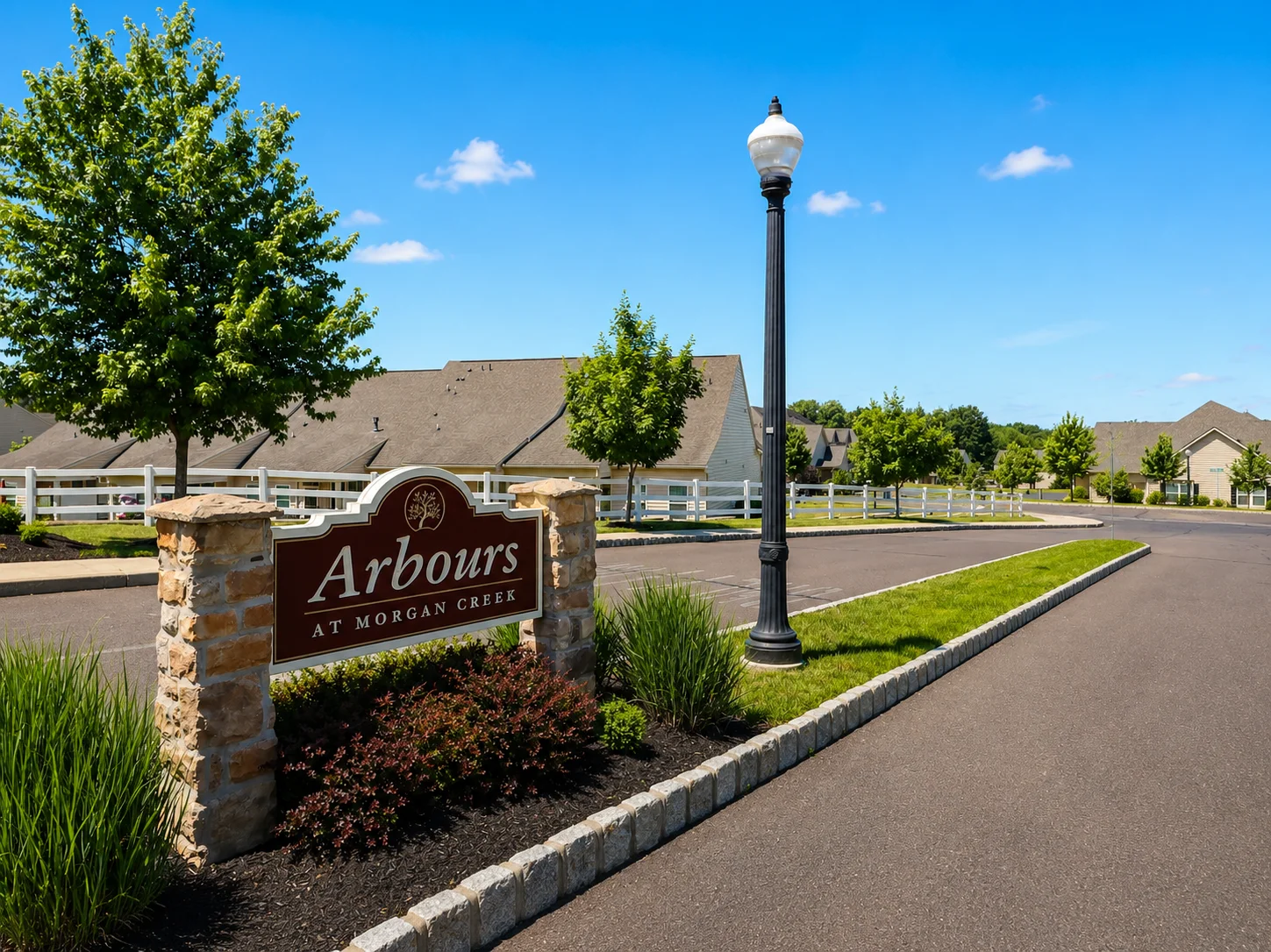 Entrance to Arbours at Morgan Creek in Quakertown