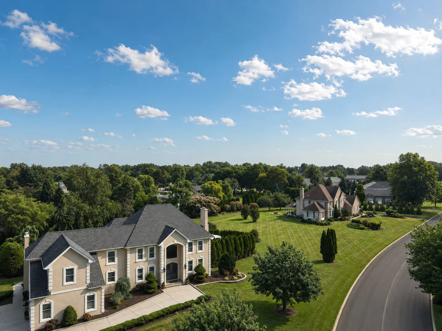 Luxury homes in Brookwood Estates in Northampton Township PA