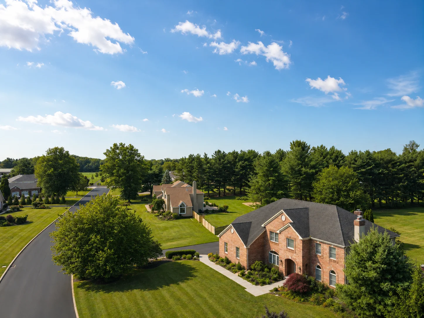 View of Brookwood Estates in Northampton Township PA
