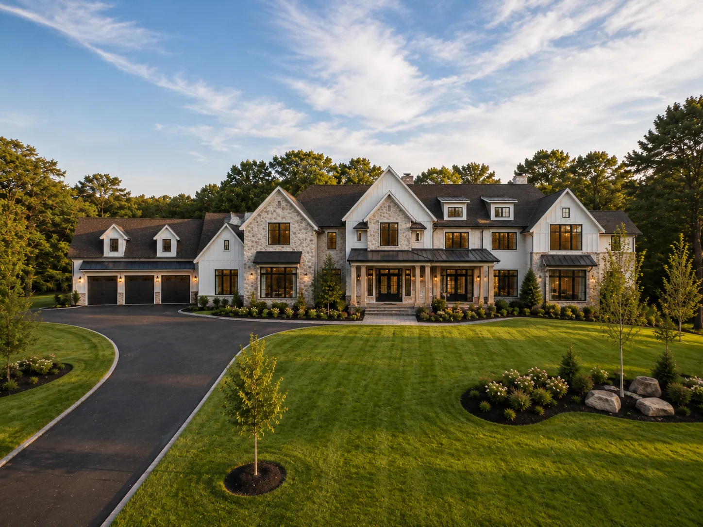 Luxury new construction estate home in Bucks County, PA
