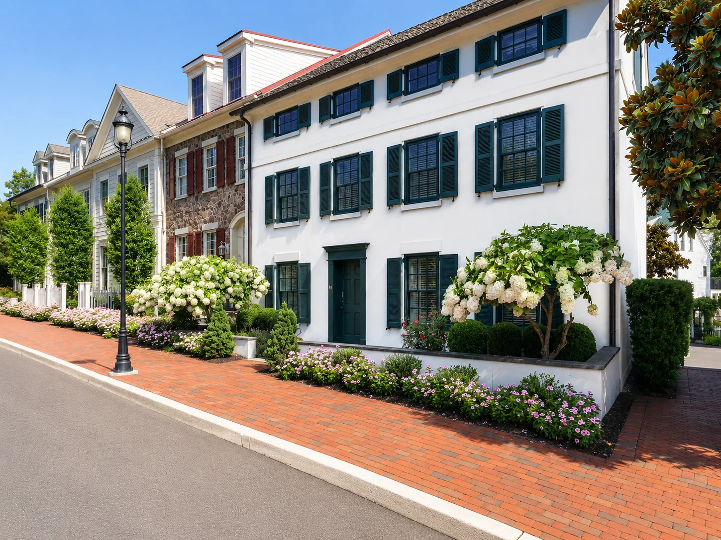 Homes in Canal Street in New Hope PA