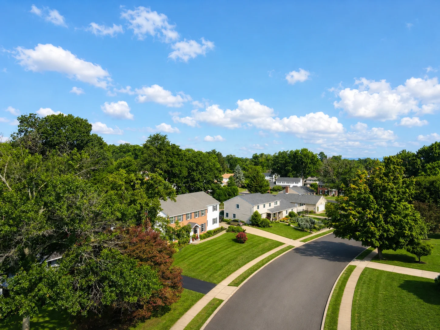 View of Carriage Hill in Yardley PA