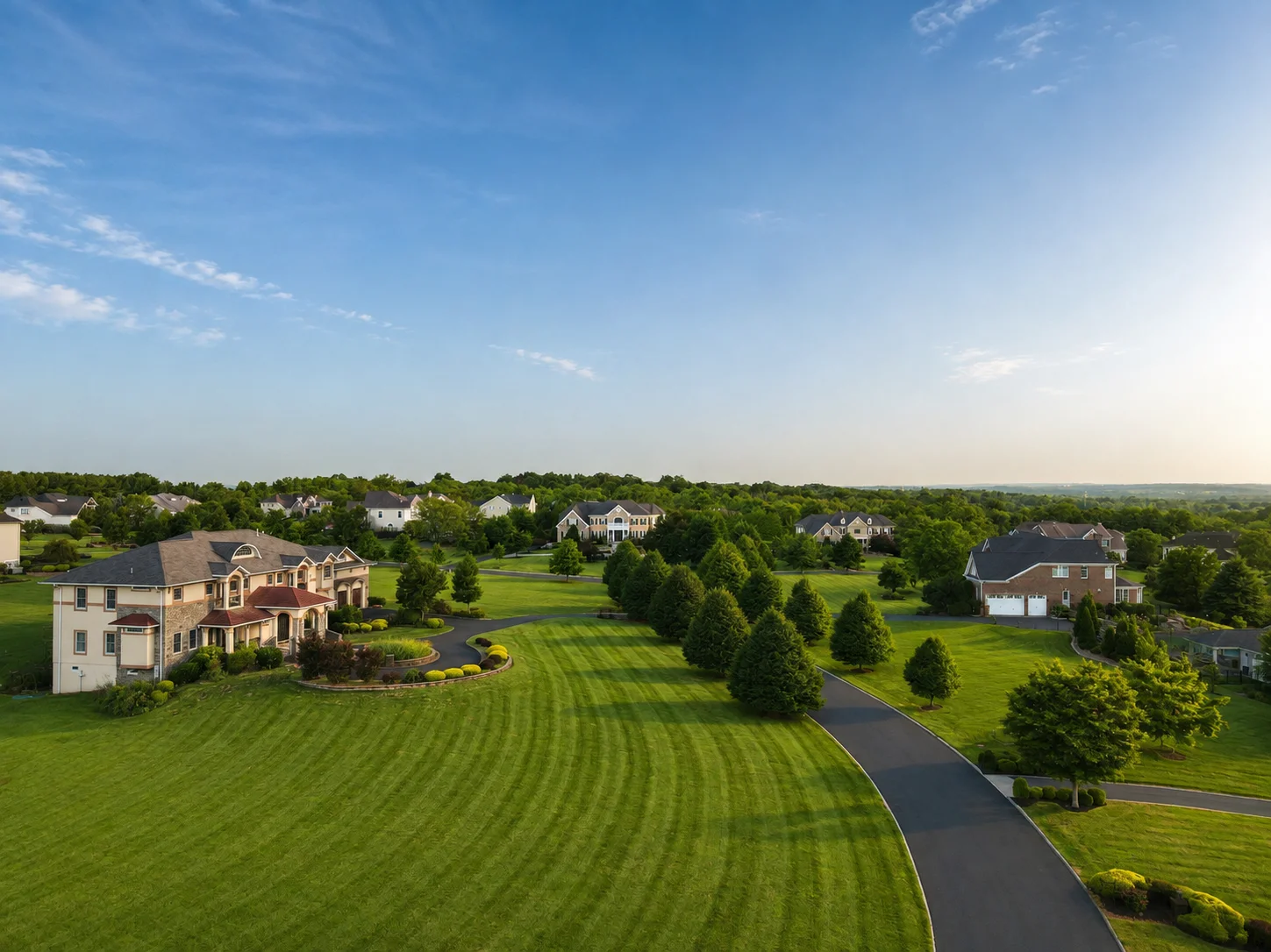 Homes in Chapman's Corner in Newtown PA