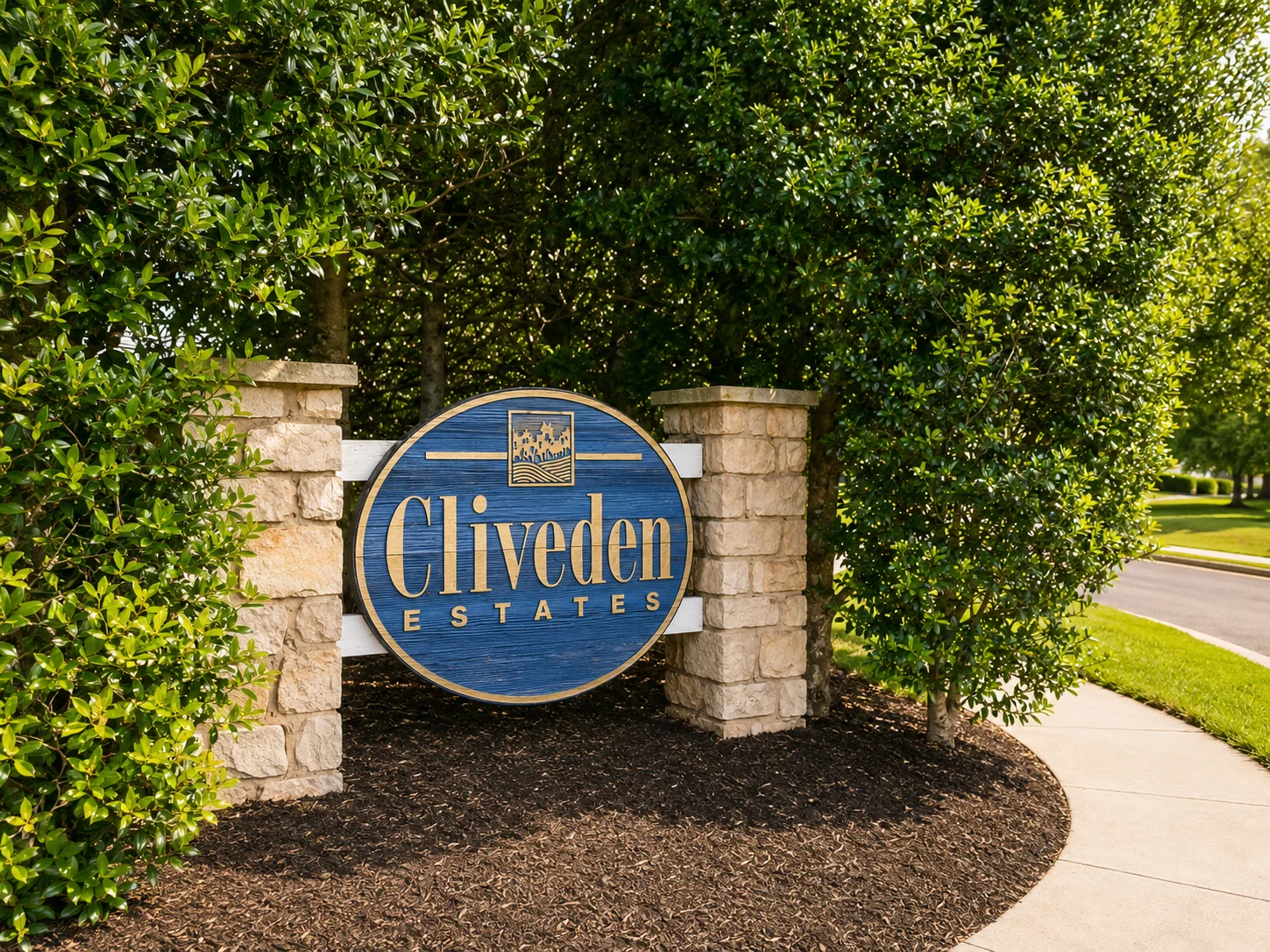 Entrance to Cliveden in Newtown PA