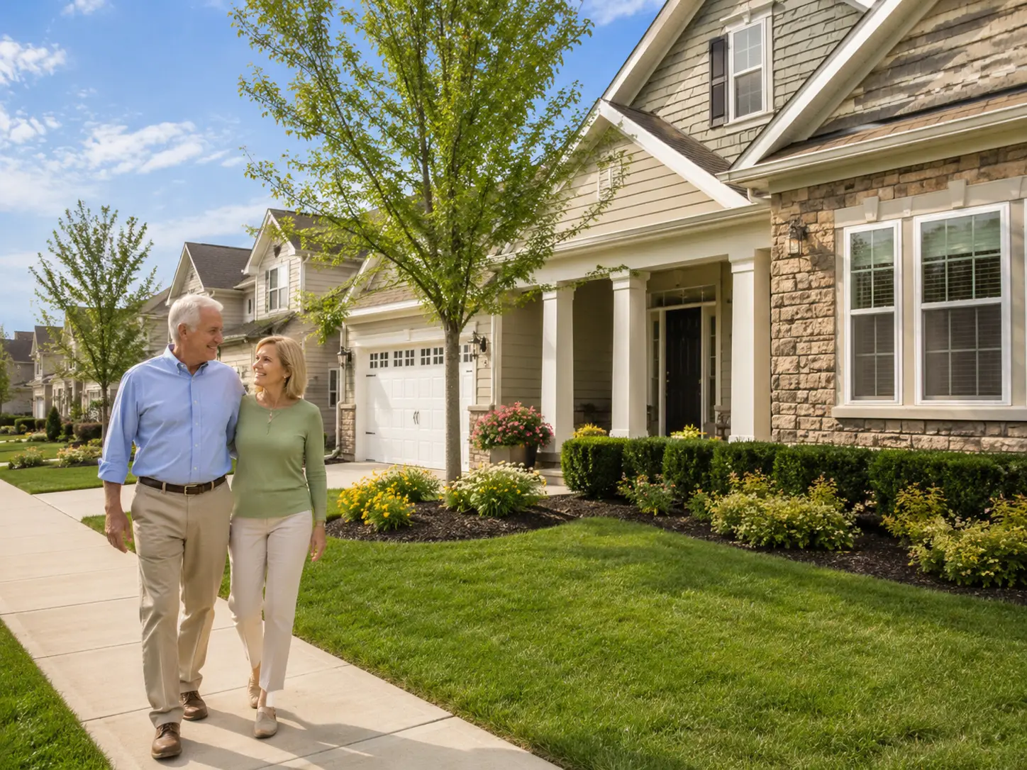 55+ active adult community with low-maintenance homes in Doylestown PA