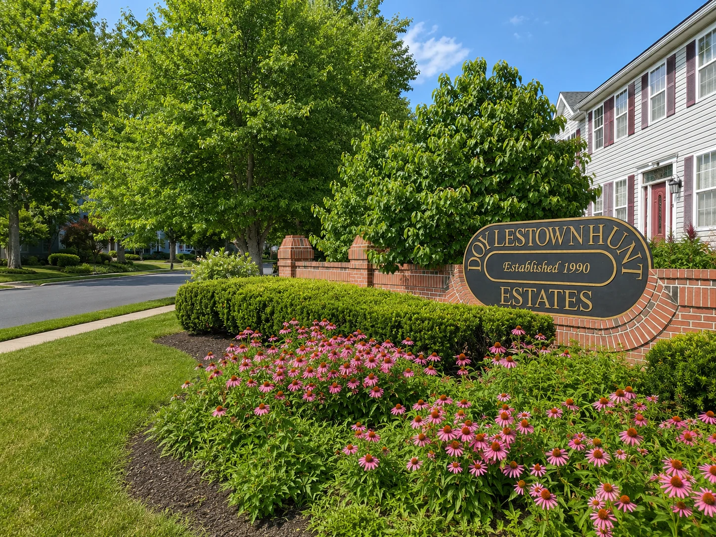 Entrance to Doylestown Hunt in Doylestown PA