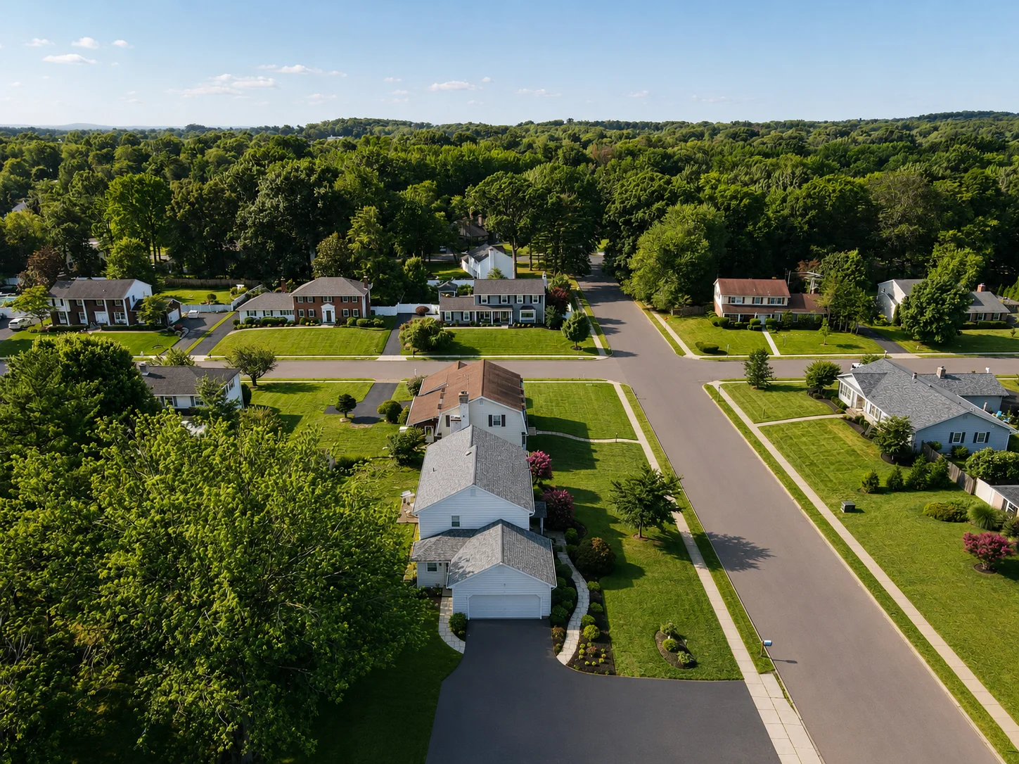 View of Edgewood Park in Yardley PA