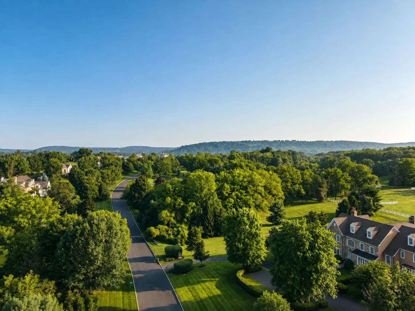 View of Ely Farm in Newtown PA