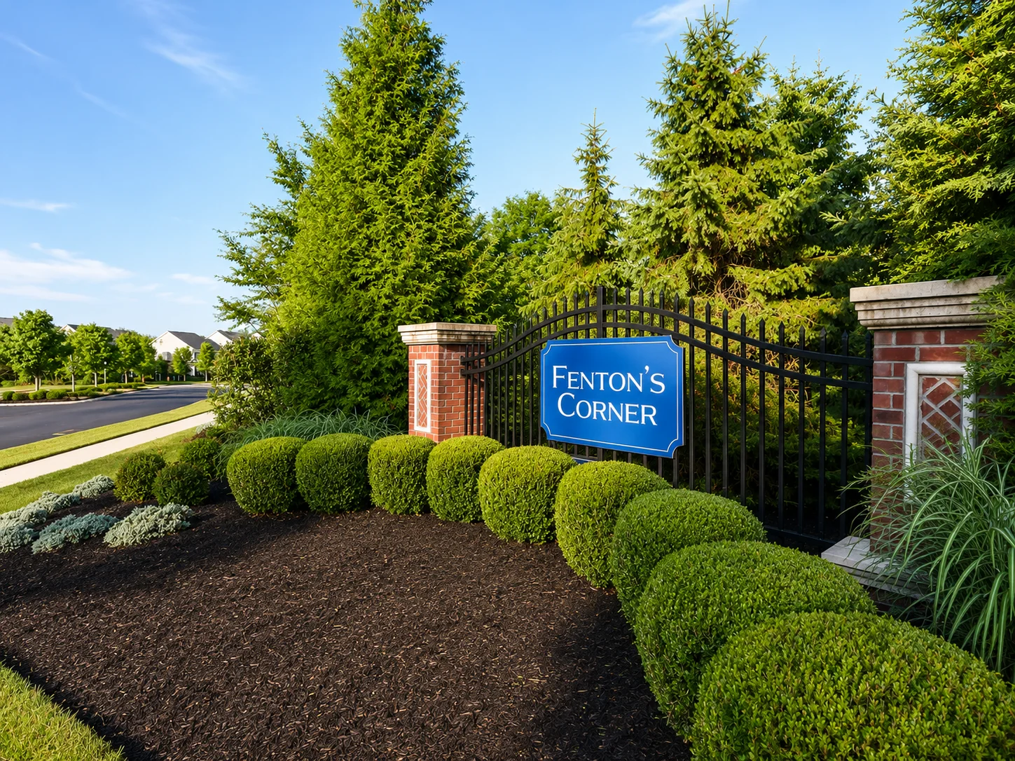 Entrance to Fenton's Corner in Doylestown PA