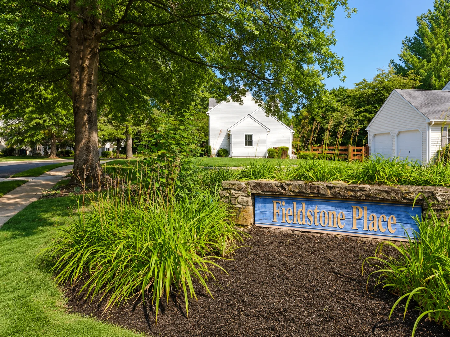 Entrance to Fieldstone Place in Doylestown PA