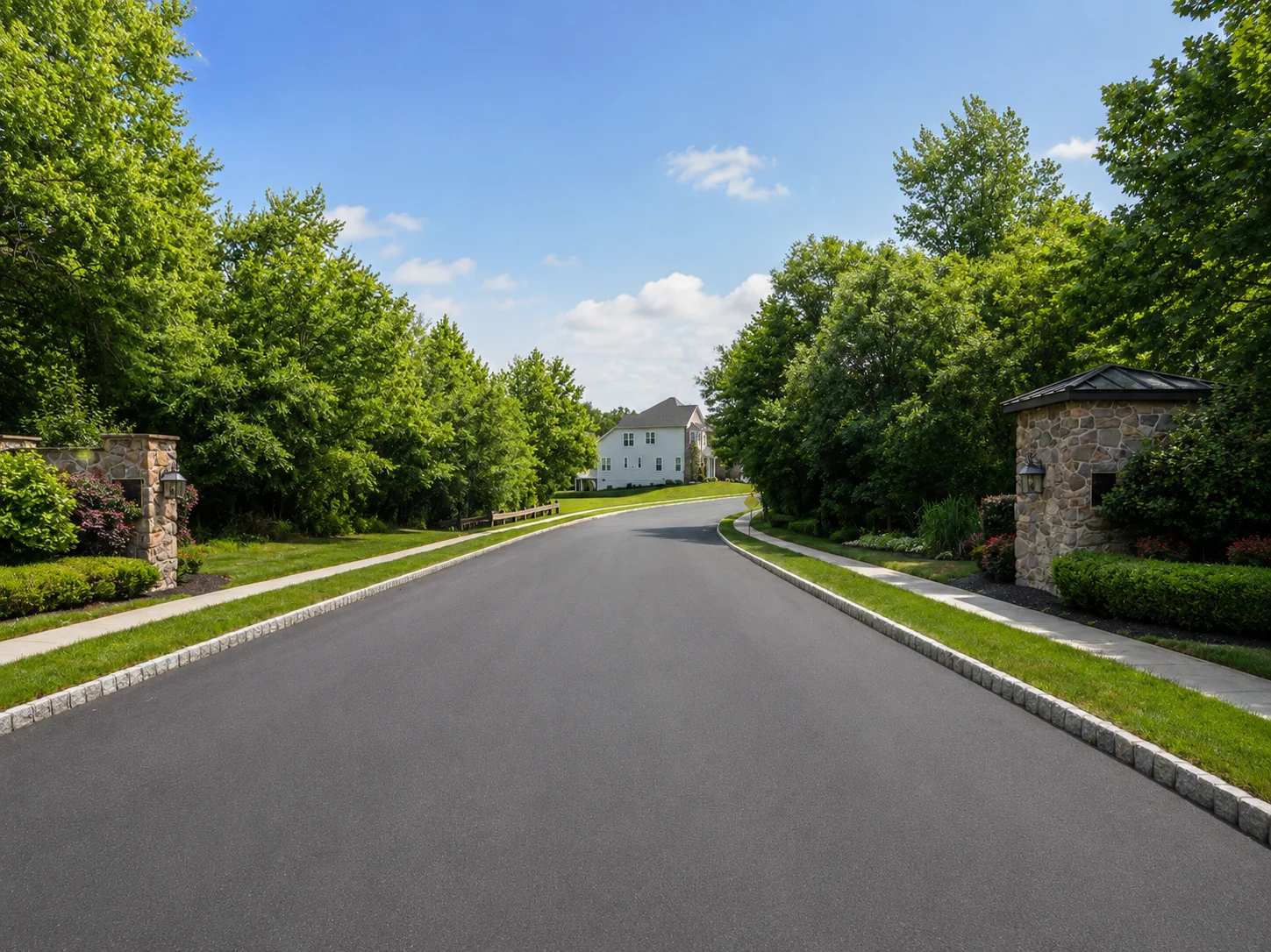 Entrance to Golf Club Estates in Jamison PA