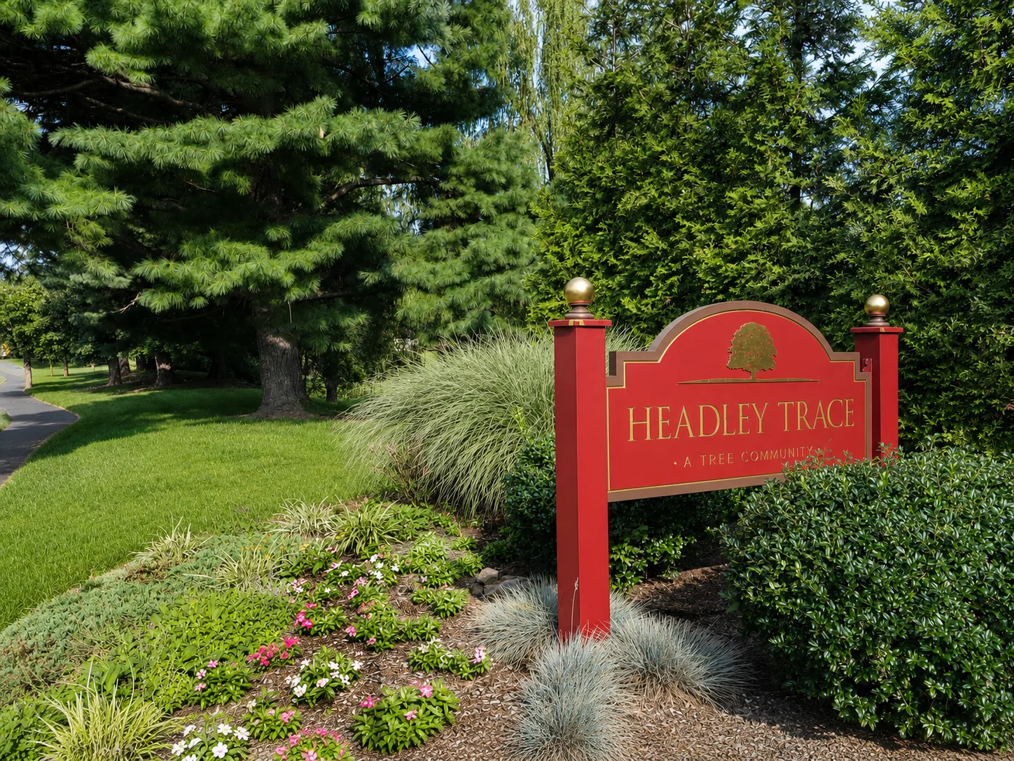 Entrance to Headley Trace in Newtown PA
