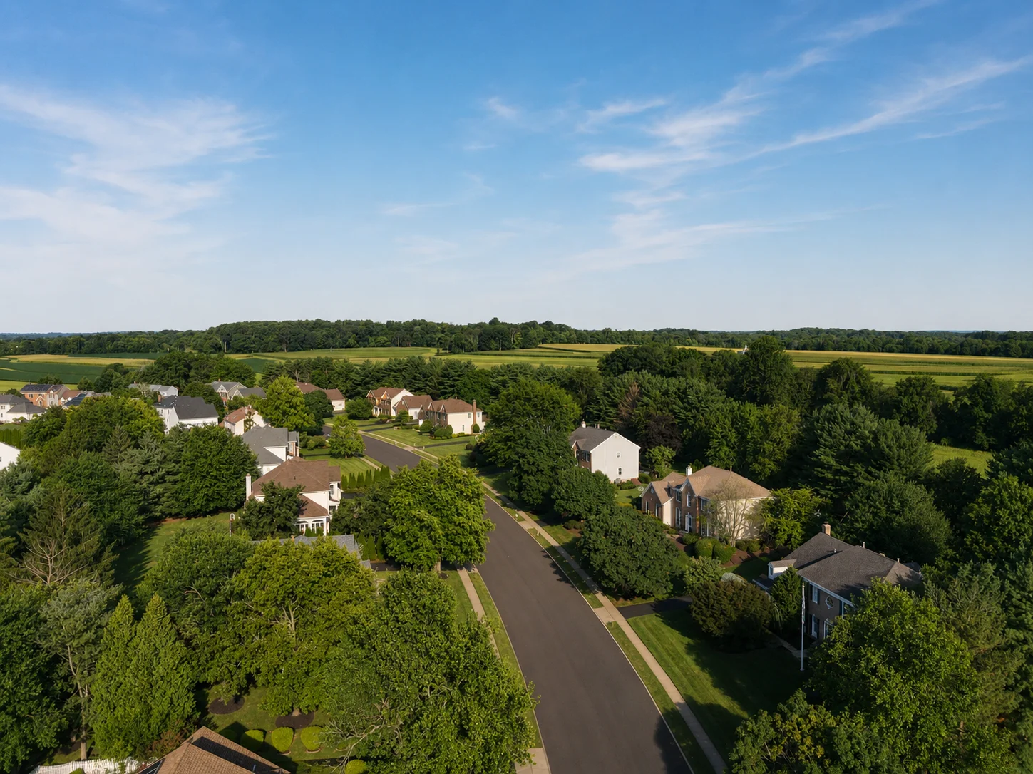Homes in Heather Ridge in Newtown PA