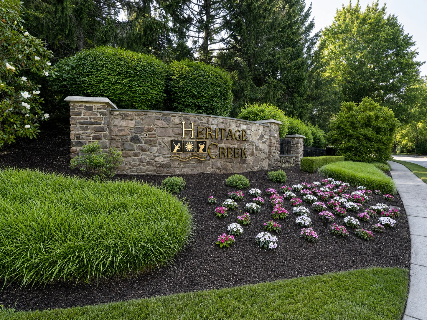 Entrance to Heritage Creek Estates