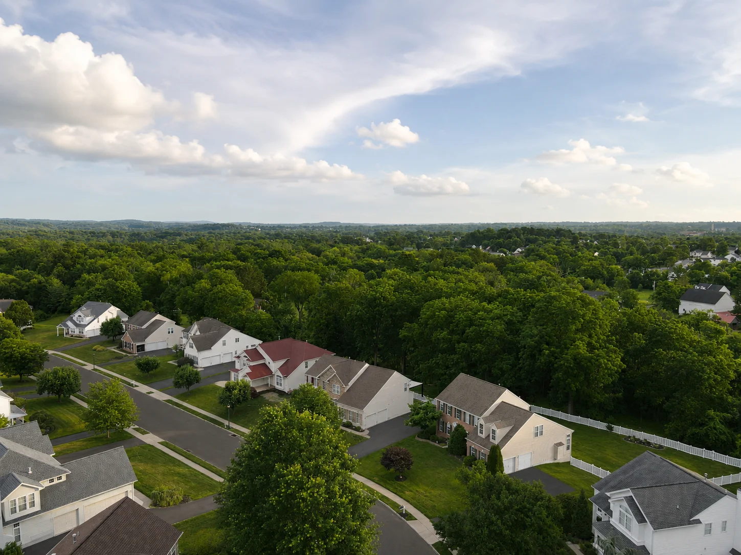 View of Hickory Ridge in Chalfont PA