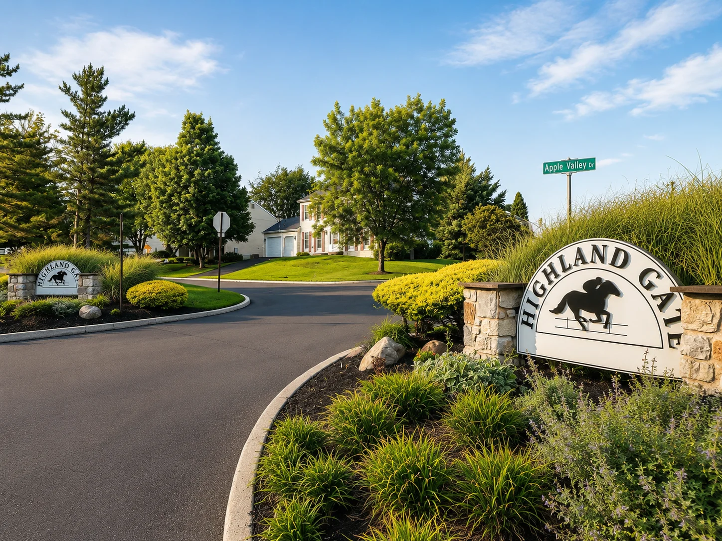 Entrance to Highland Gate in Langhorne PA