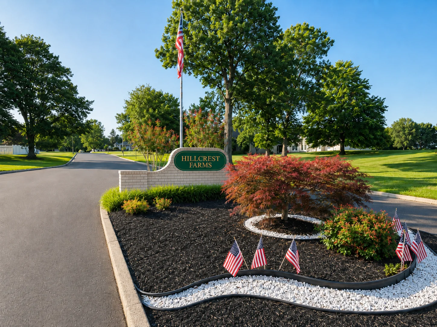 Entrance to Hillcrest Farms in Holland PA