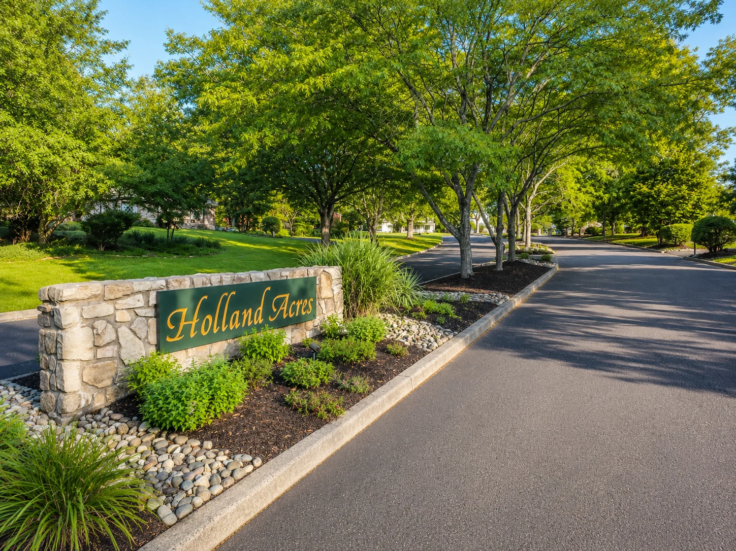 Entrance to Holland Acres in Holland PA