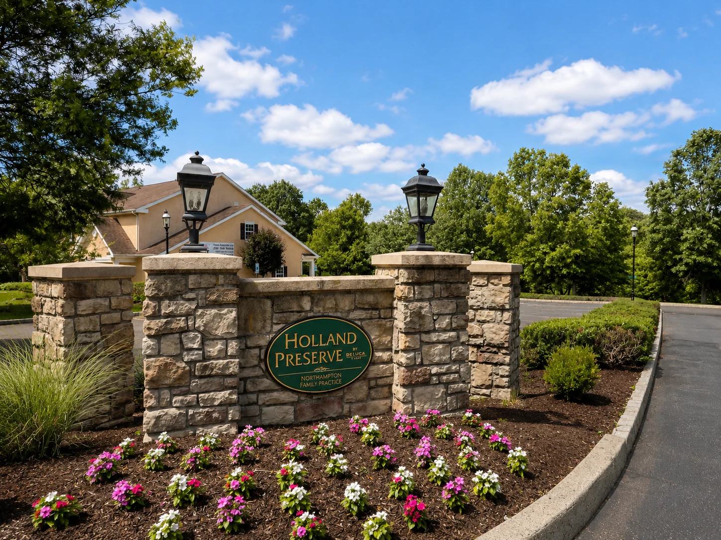 Entrance to Holland Preserve in Holland PA