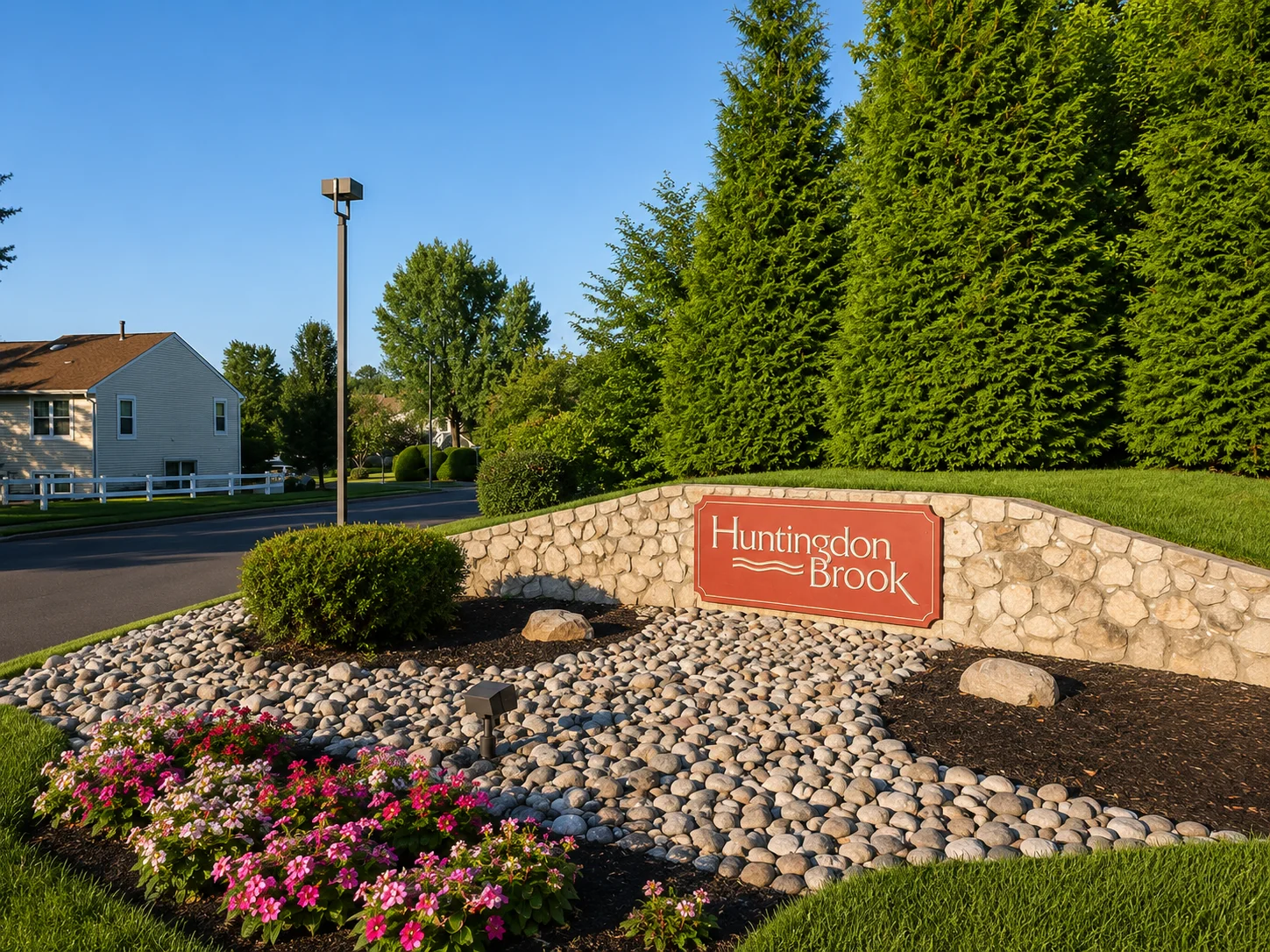 Entrance to Huntingdon Brook in Southampton PA