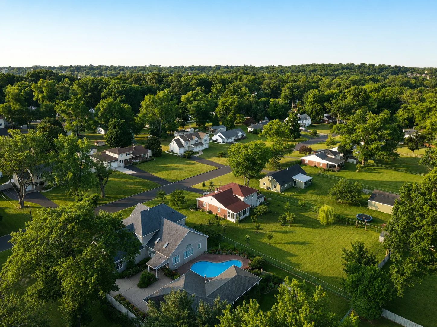 View of Huntingdon Hills in Southampton PA