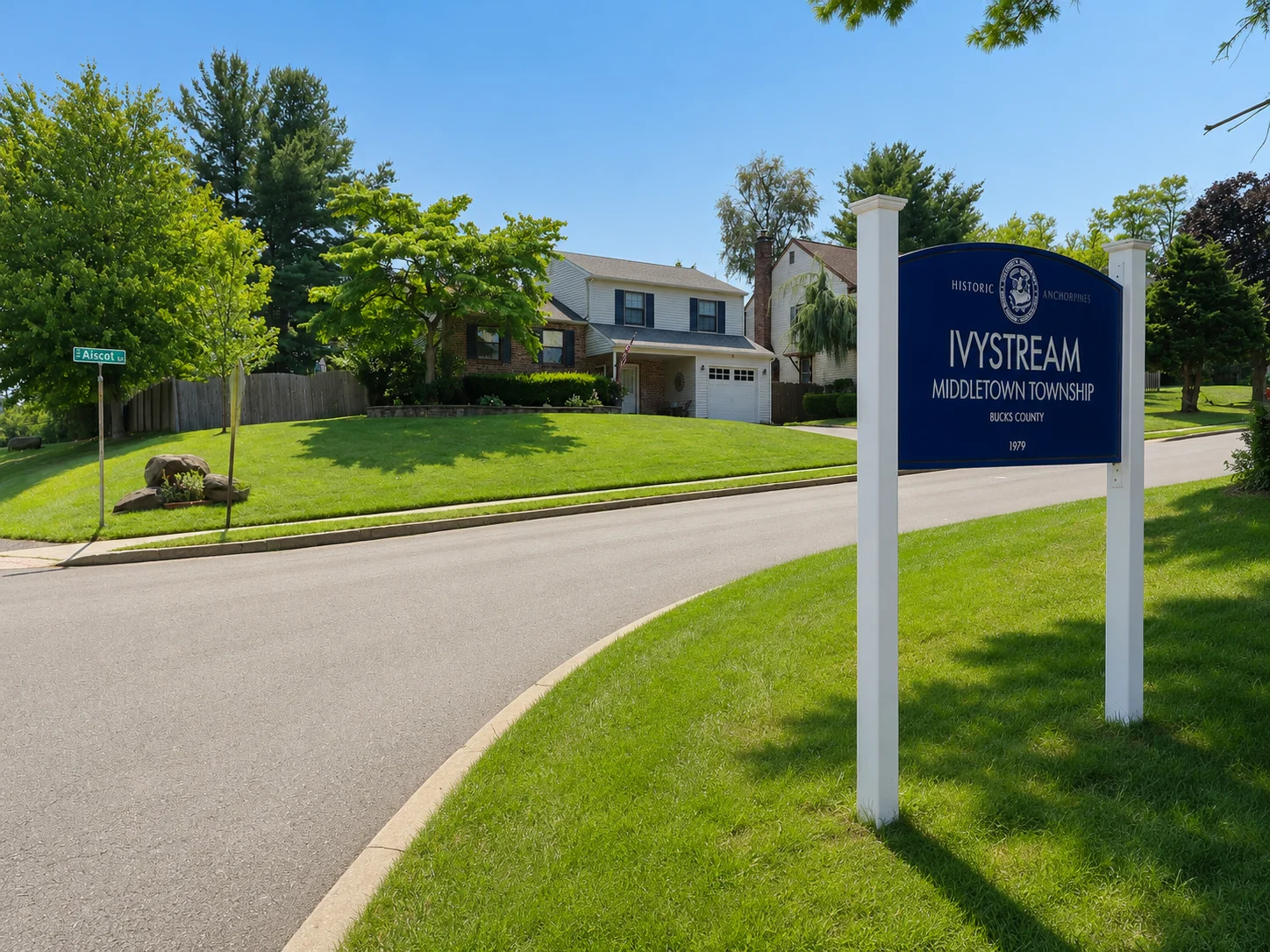 Entrance to Ivystream in Langhorne PA