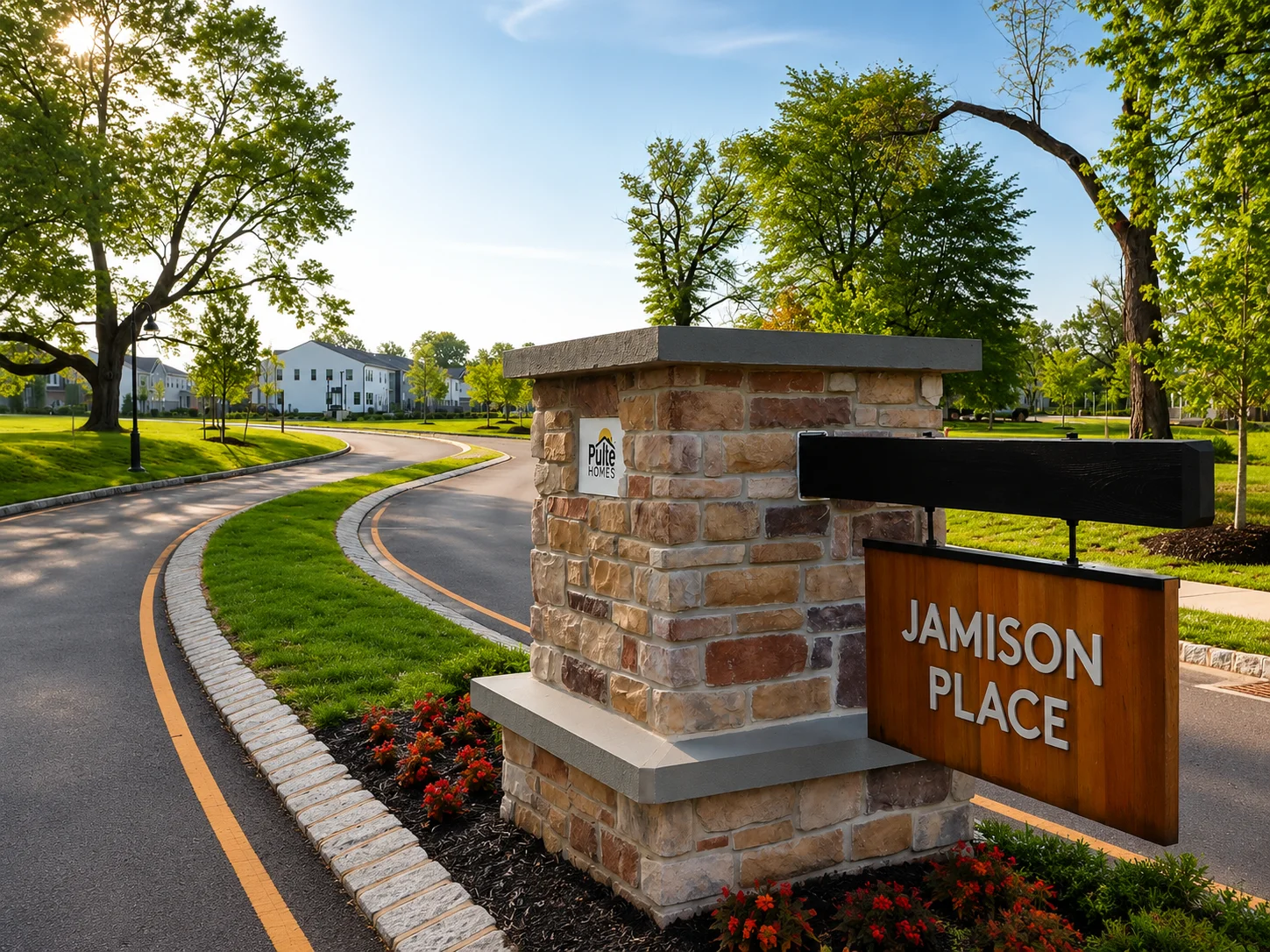 Entrance to Jamison Place in Jamison PA
