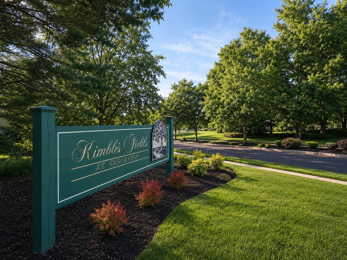 Entrance to Kimbles Field in Yardley PA