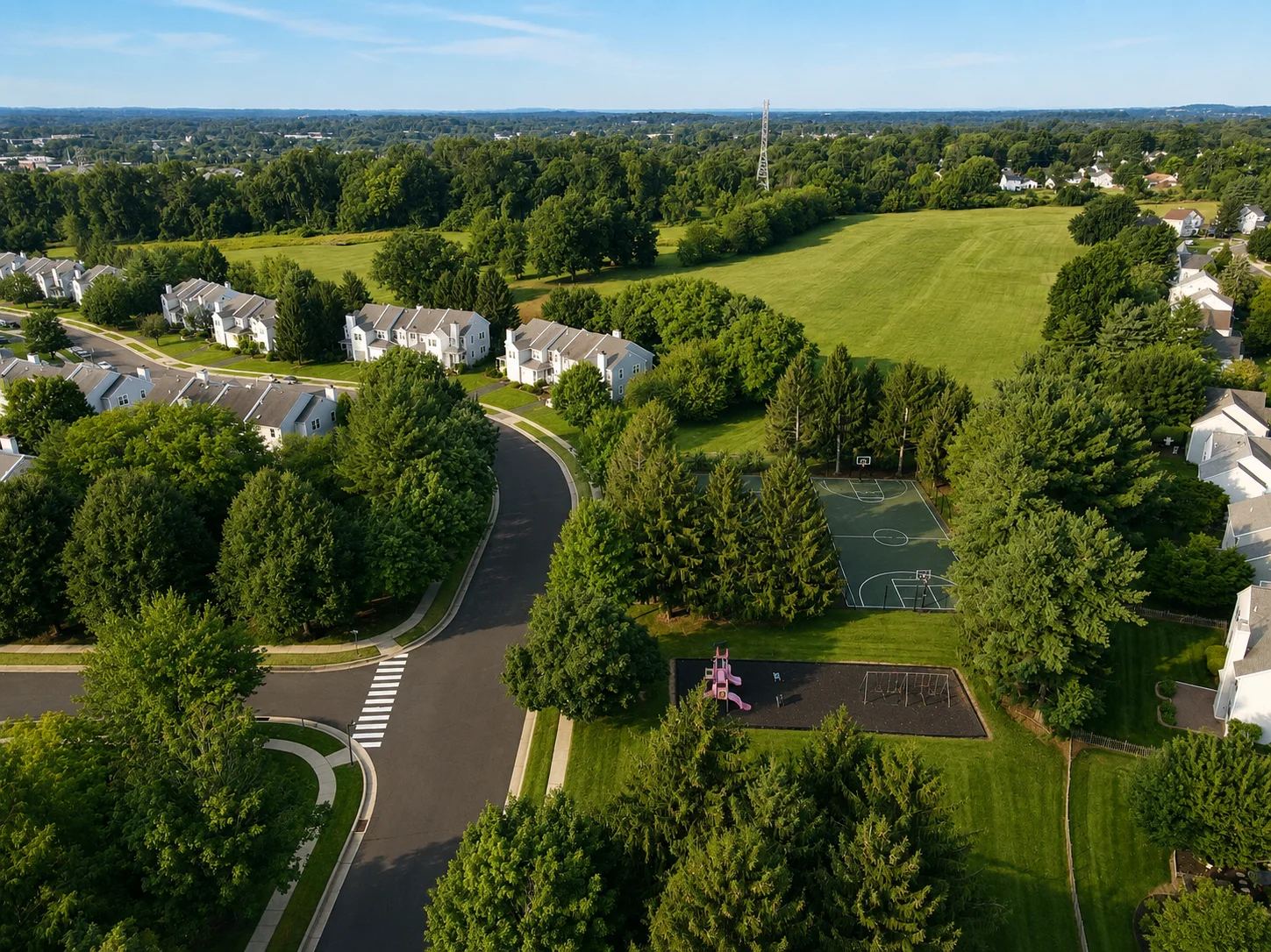 Community amenities in Kirkwood in Newtown PA
