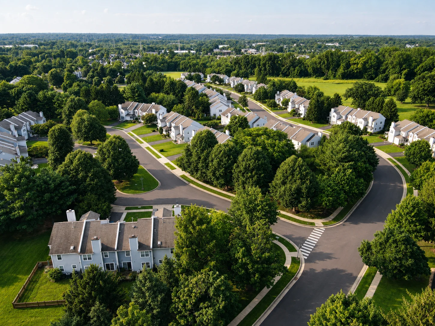 Homes and townhomes in Kirkwood in Newtown PA
