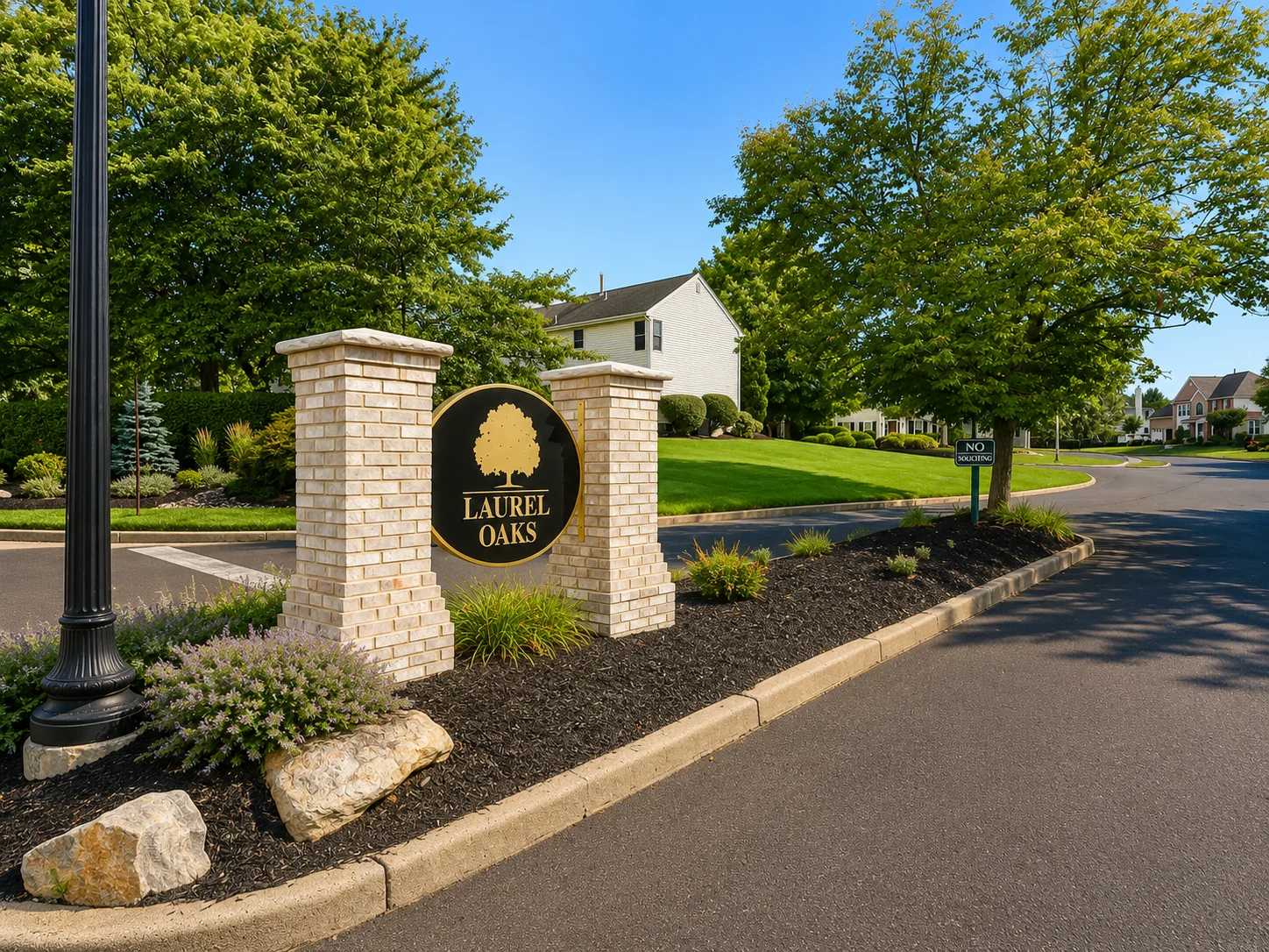 Entrance to Laurel Oaks in Langhorne PA