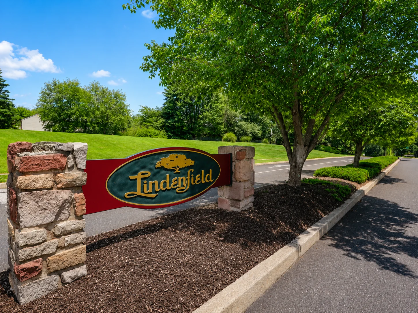 Entrance to Lindenfield in Chalfont PA