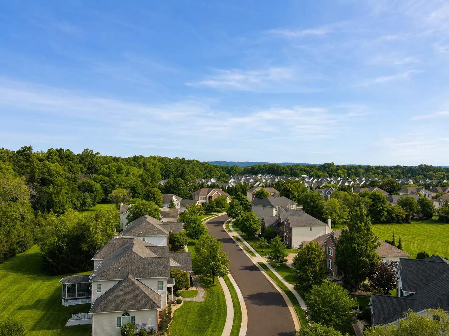 Homes in Linton Hill Chase in Newtown PA