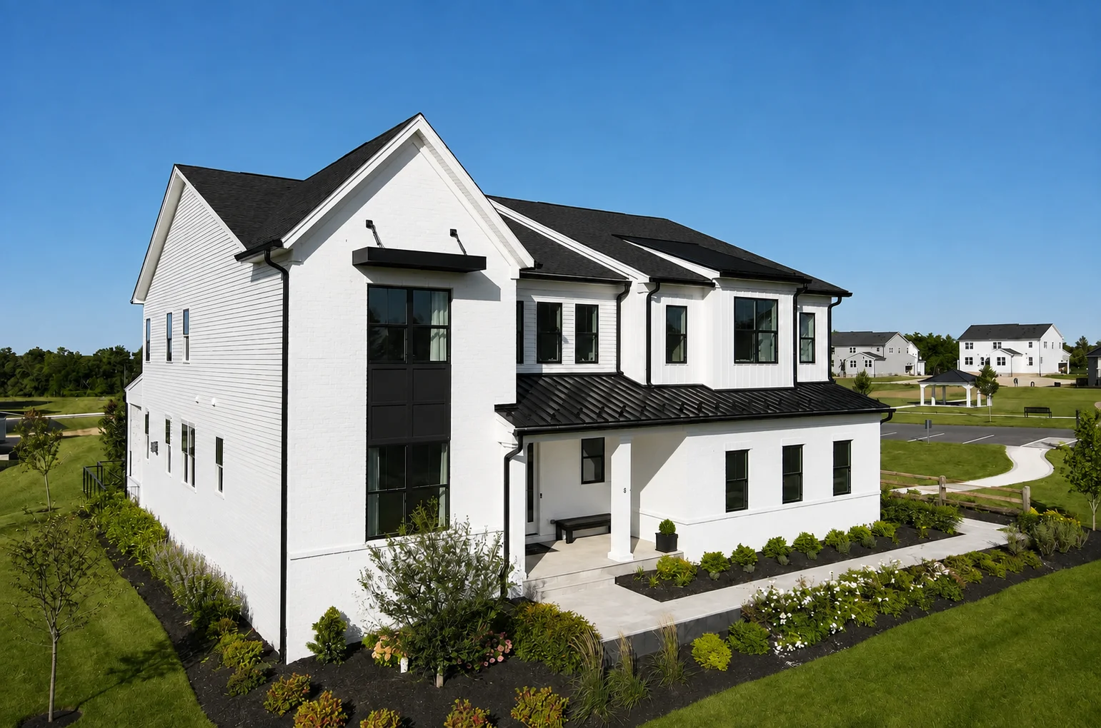 New construction homes in Lyondale Meadows in Newtown, PA