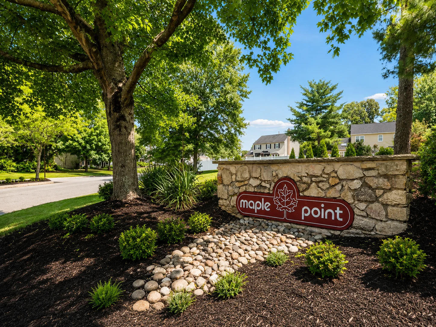 Entrance to Maple Point in Langhorne PA