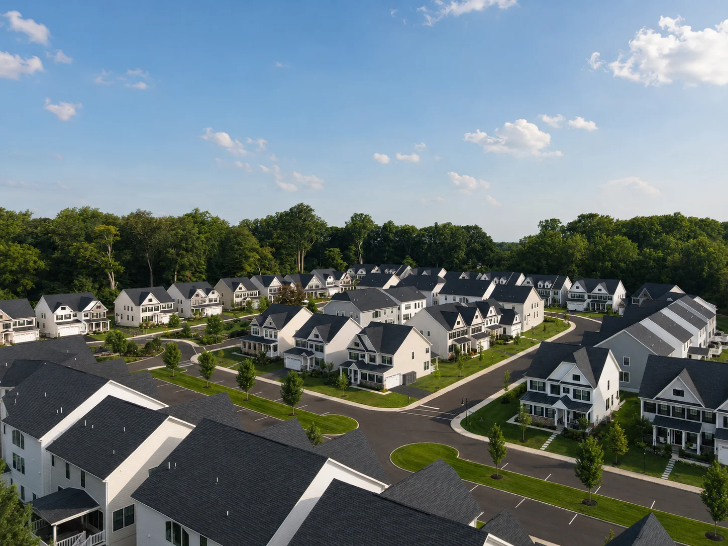 Luxury homes in Mayfield in Newtown PA