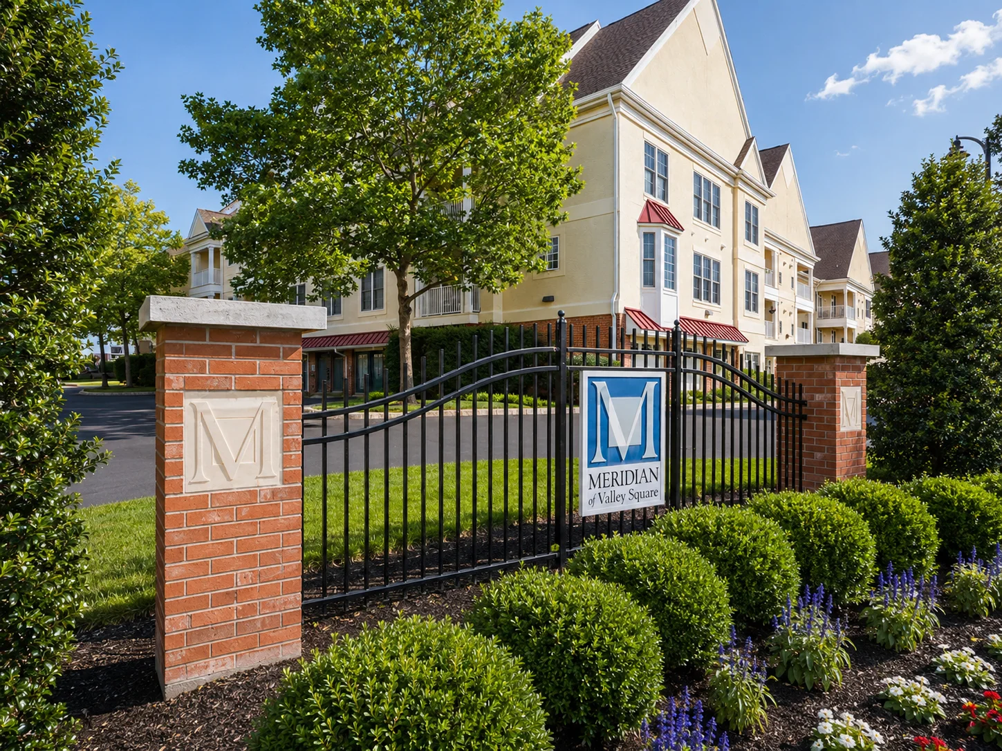 Entrance to Meridian of Valley Square in Warrington PA