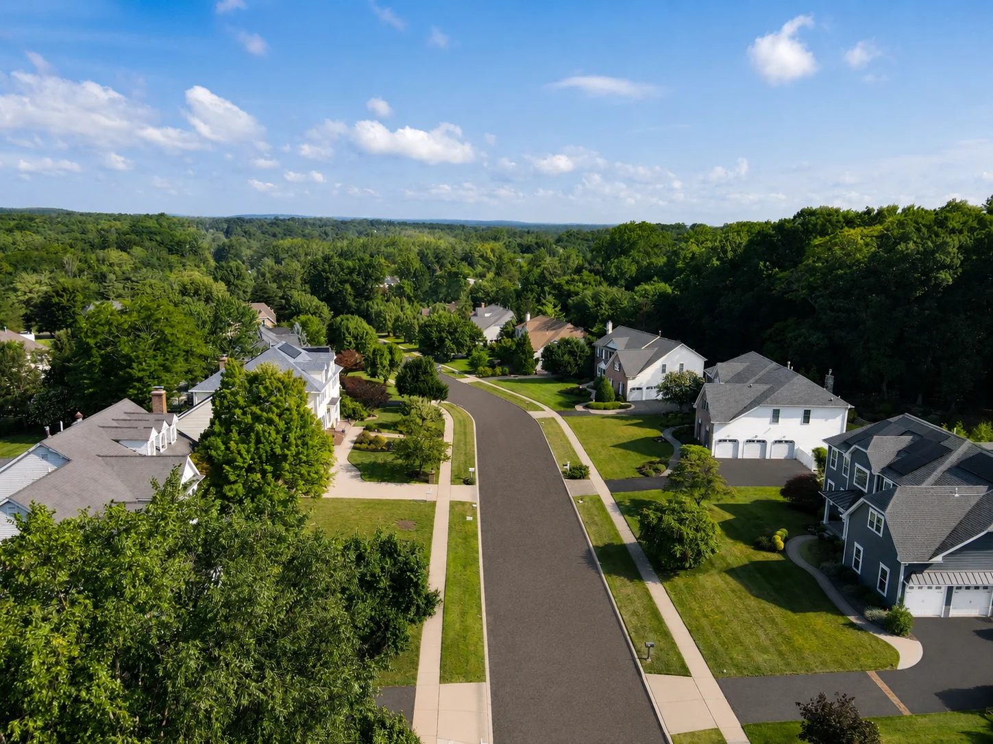 View of Mill Run in Yardley PA