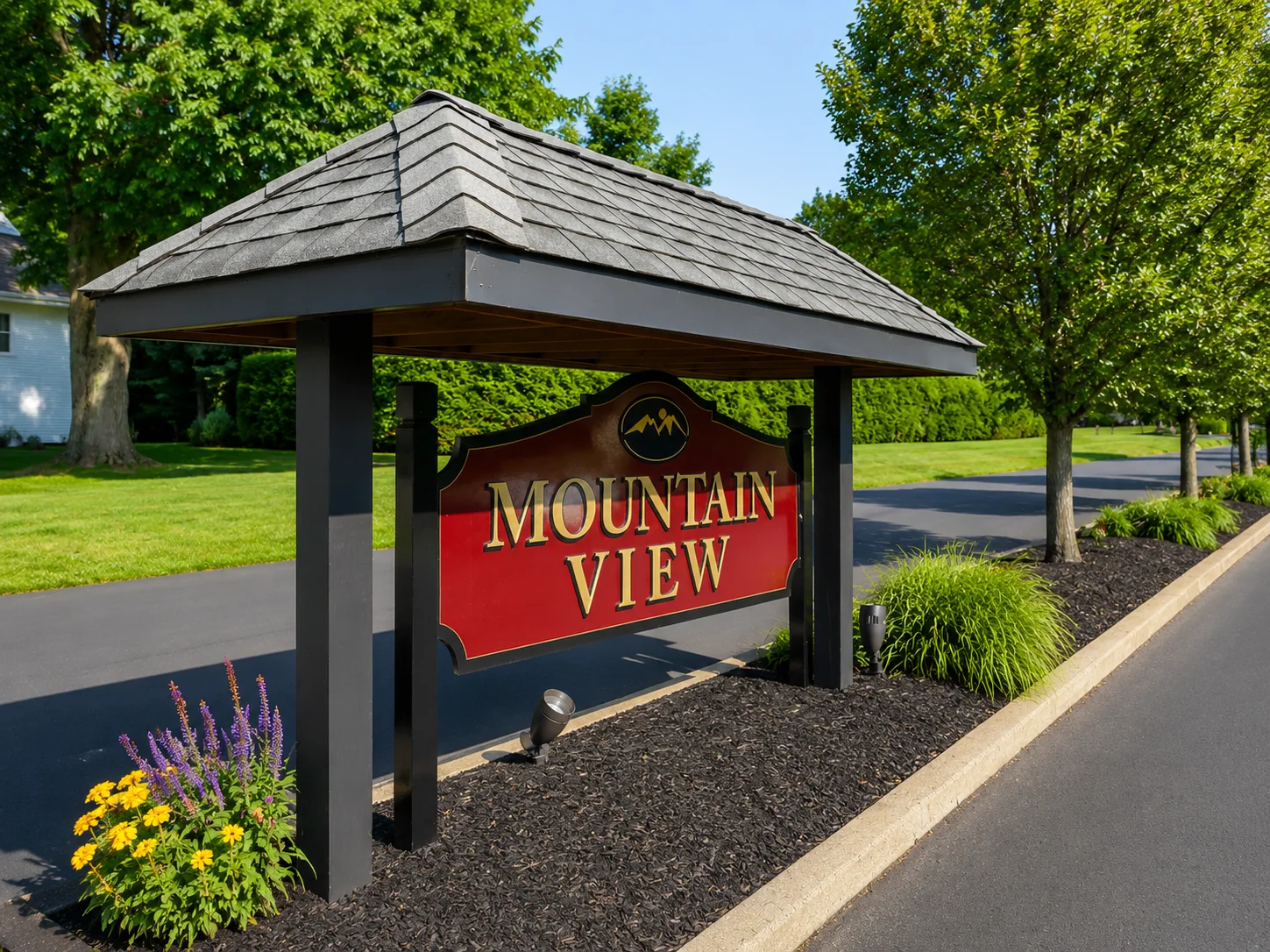 Entrance to Mountain View in Jamison PA