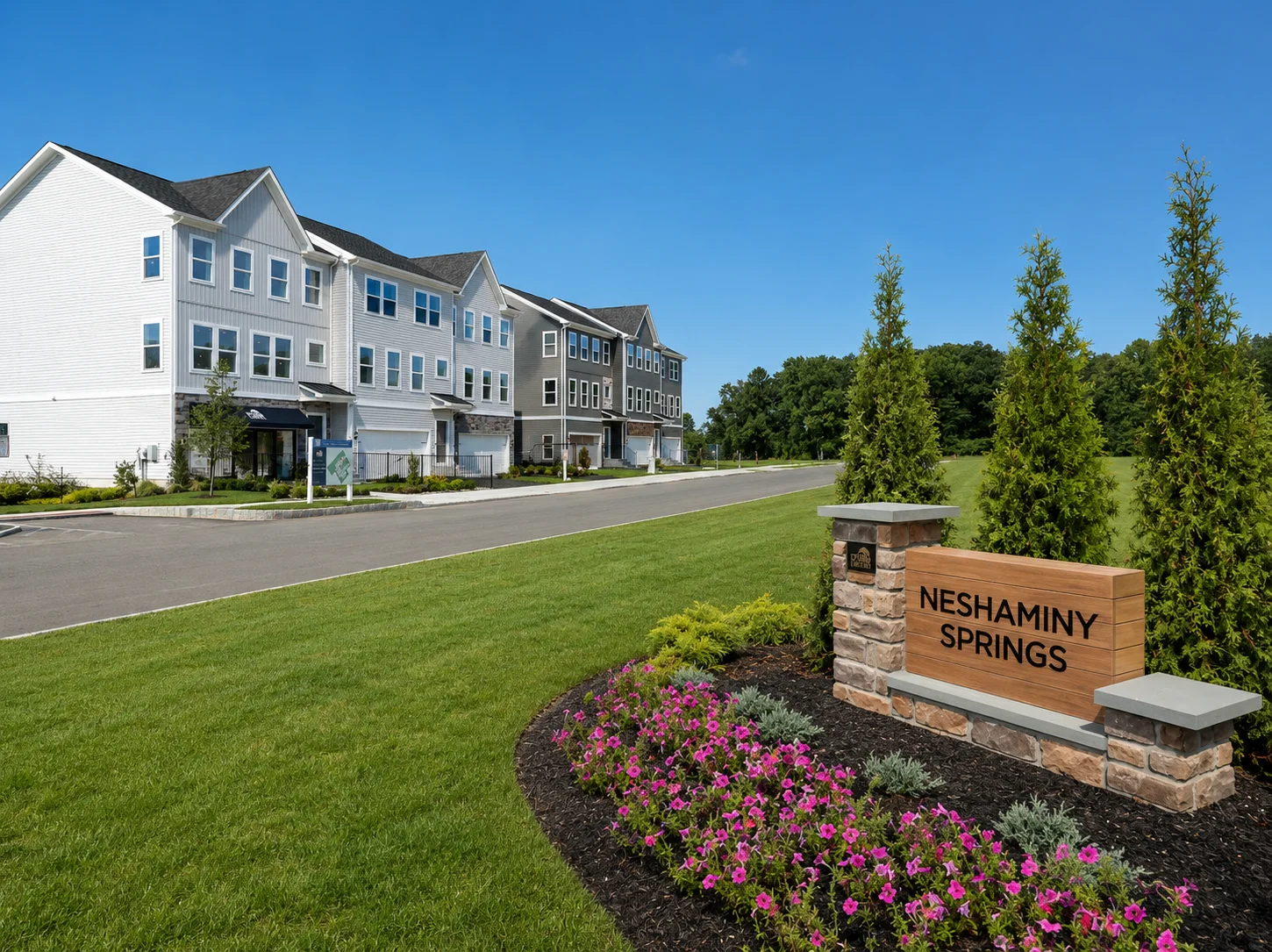 New construction homes in Neshaminy Springs in Levittown, PA