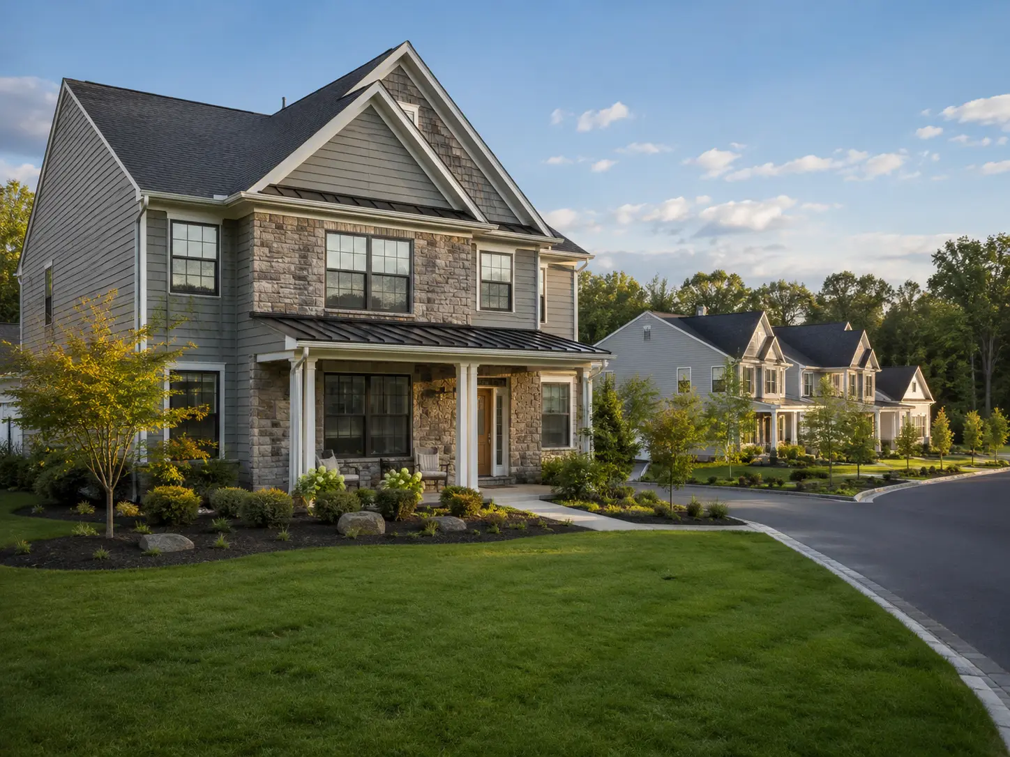 New single-family home in Warwick Township near Jamison PA