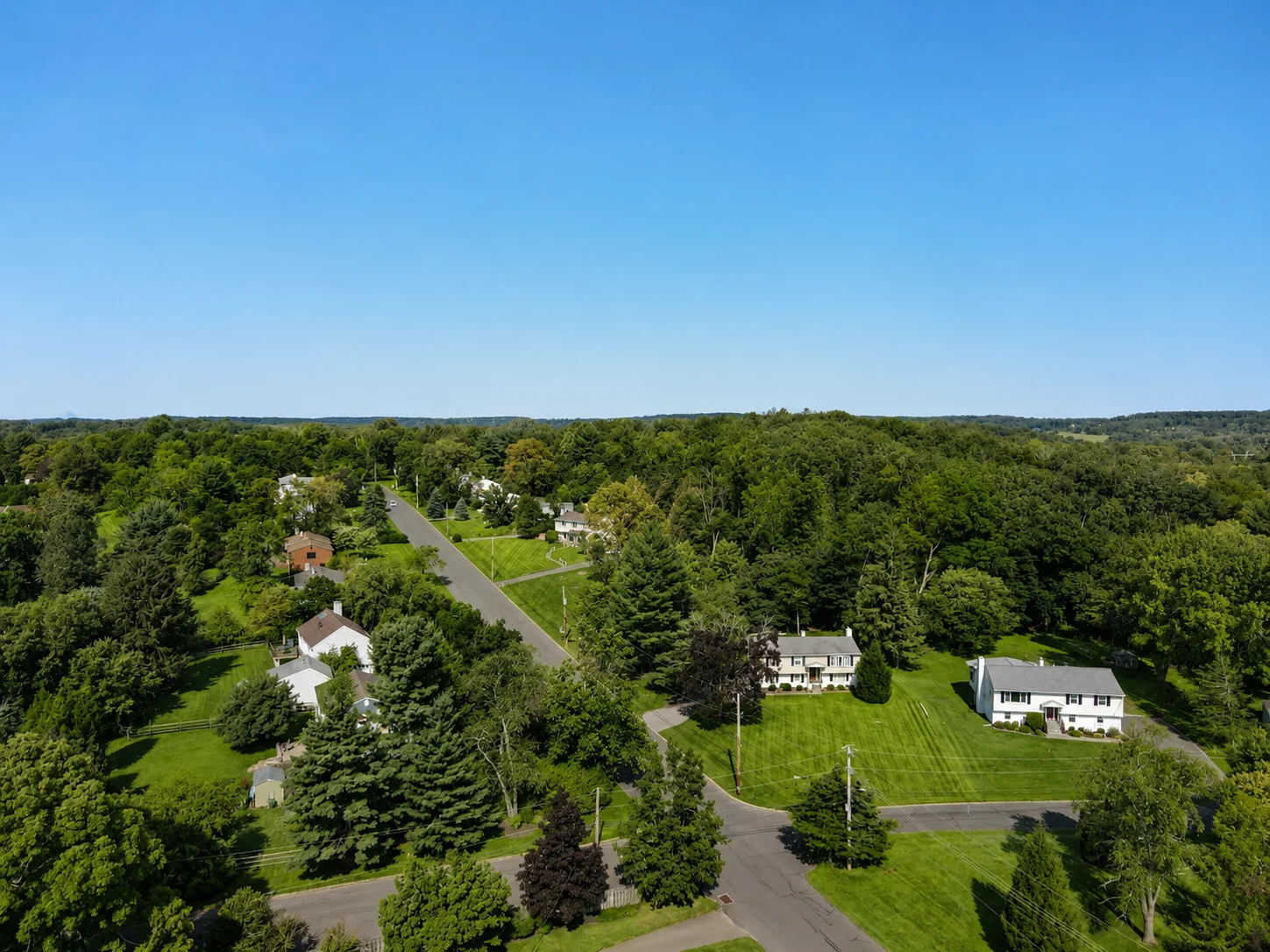 View of New Hope Hills in New Hope PA