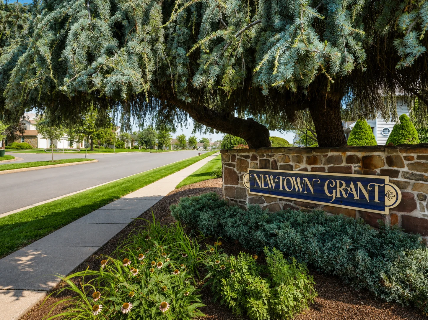 Entrance to Newtown Grant in Newtown PA
