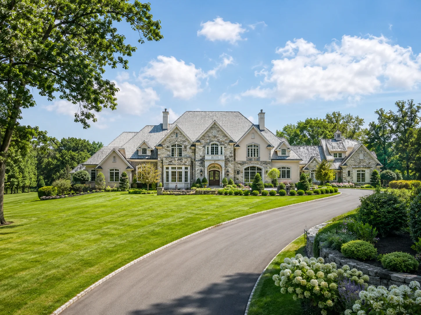 Luxury estate home on acreage in the Newtown PA area