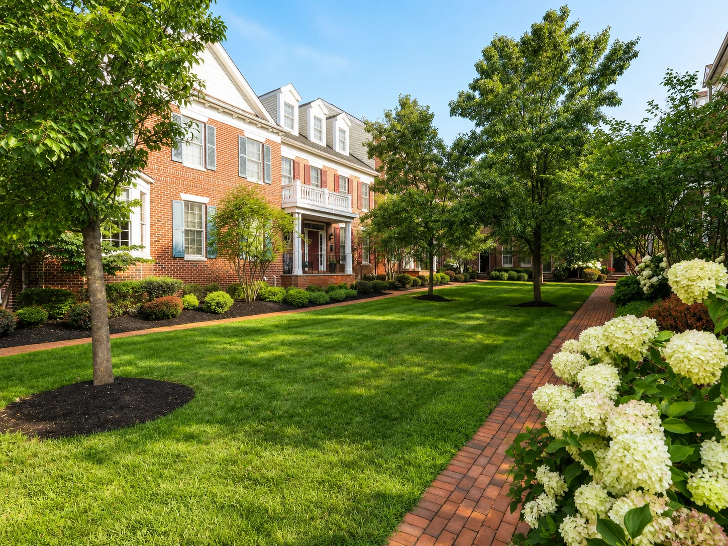 Luxury townhomes in Newtown Station in Newtown PA