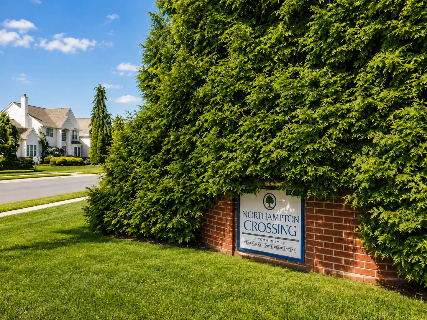 Entrance to Northampton Crossing in Richboro PA