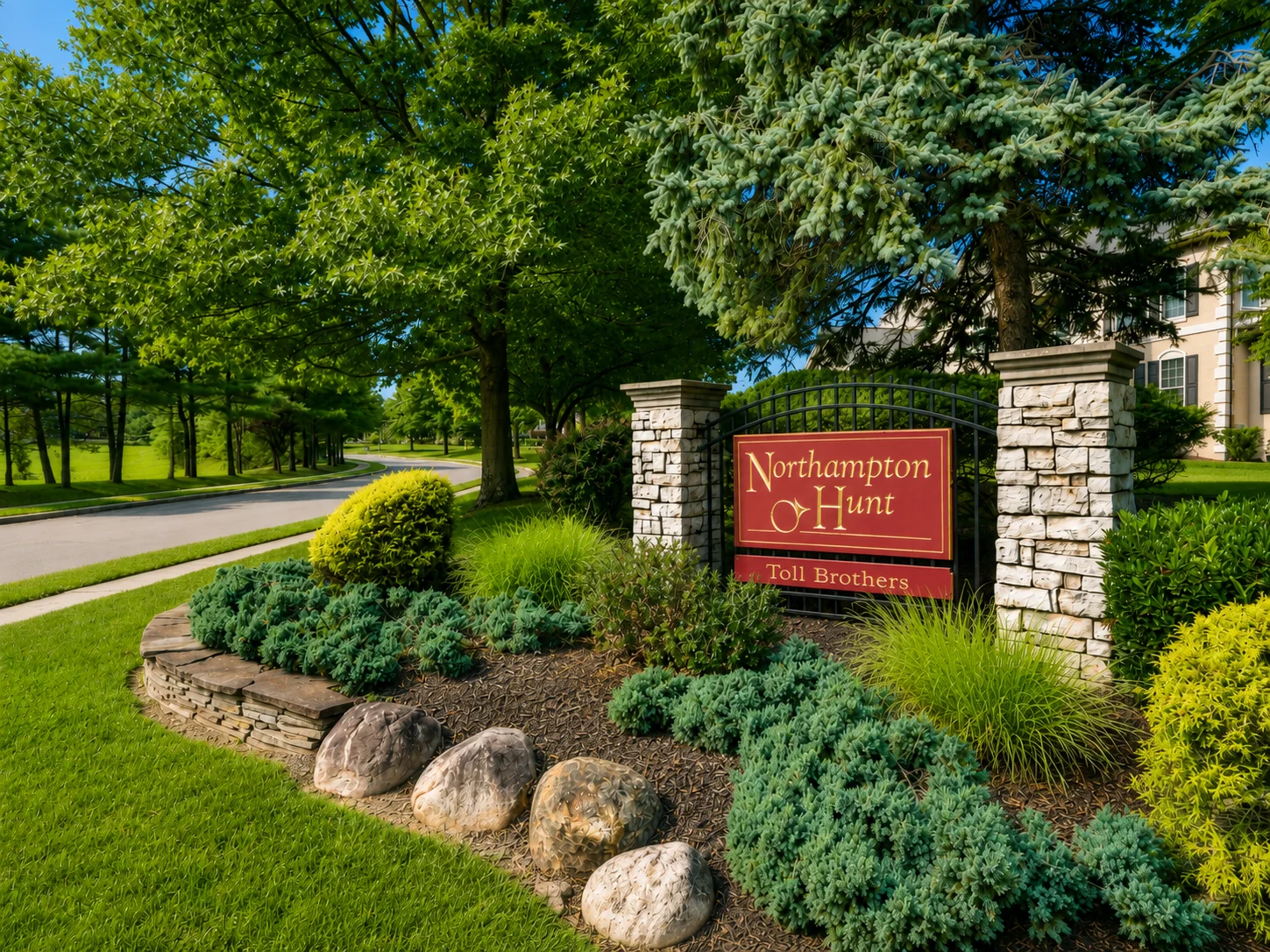 Entrance to Northampton Hunt in Churchville PA