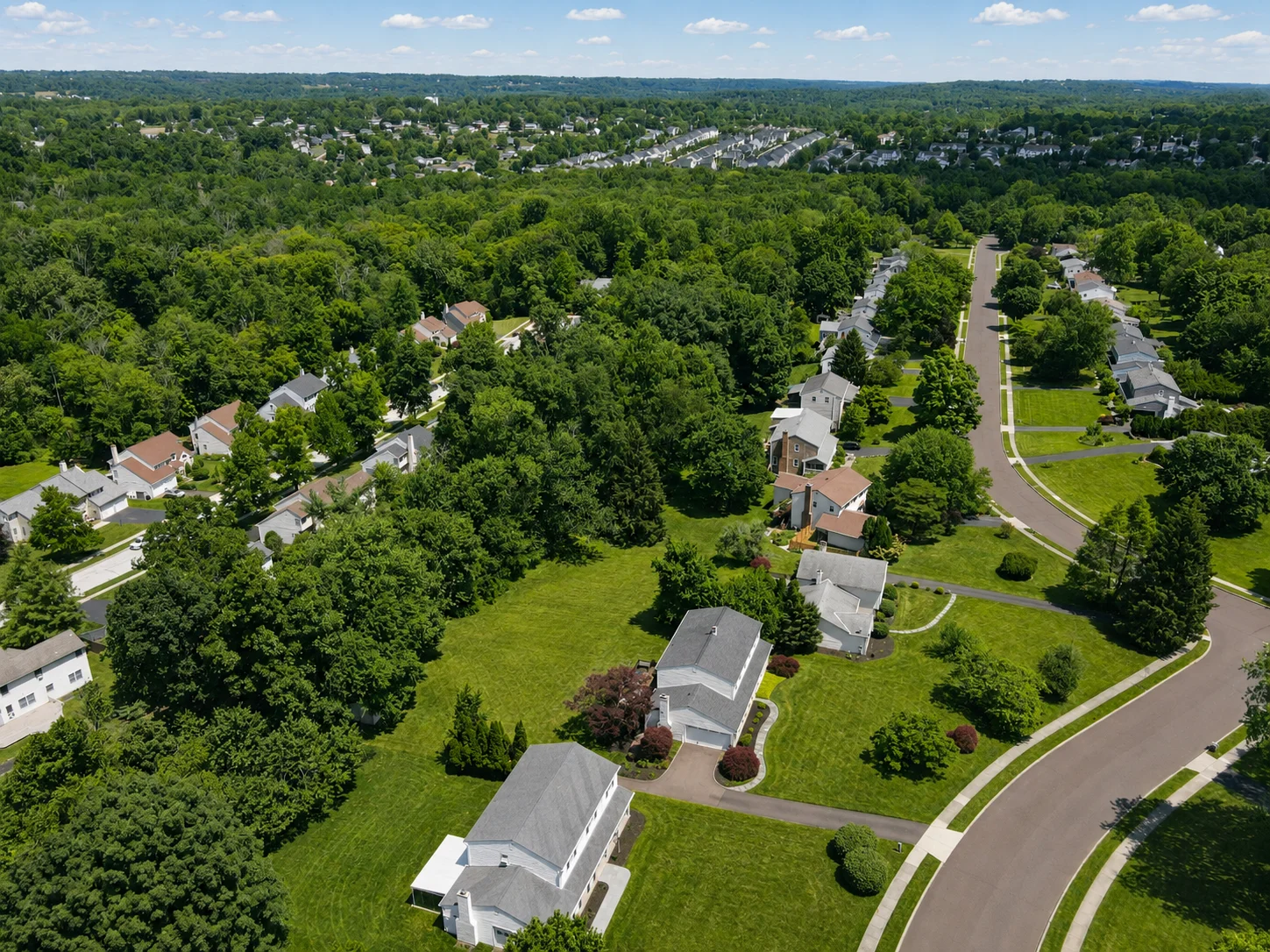 View of Oxbow Meadows in Chalfont PA