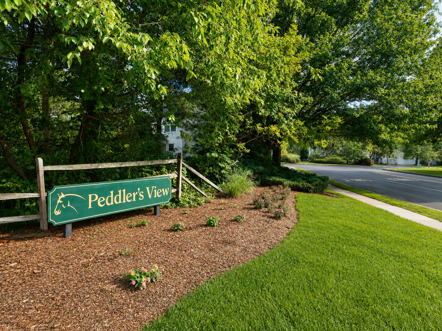 Entrance to Peddler's View in New Hope PA